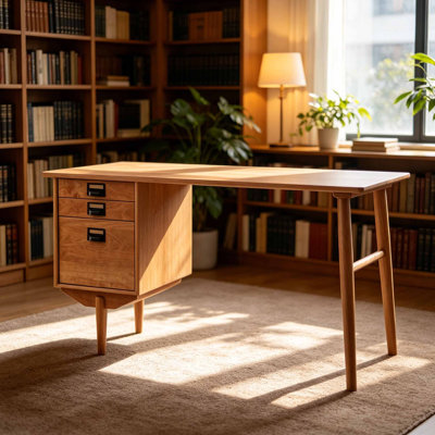 Bureau minimaliste de style européen