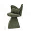 Fauteuil de coiffeuse pivotant avec dossier papillon-365944031