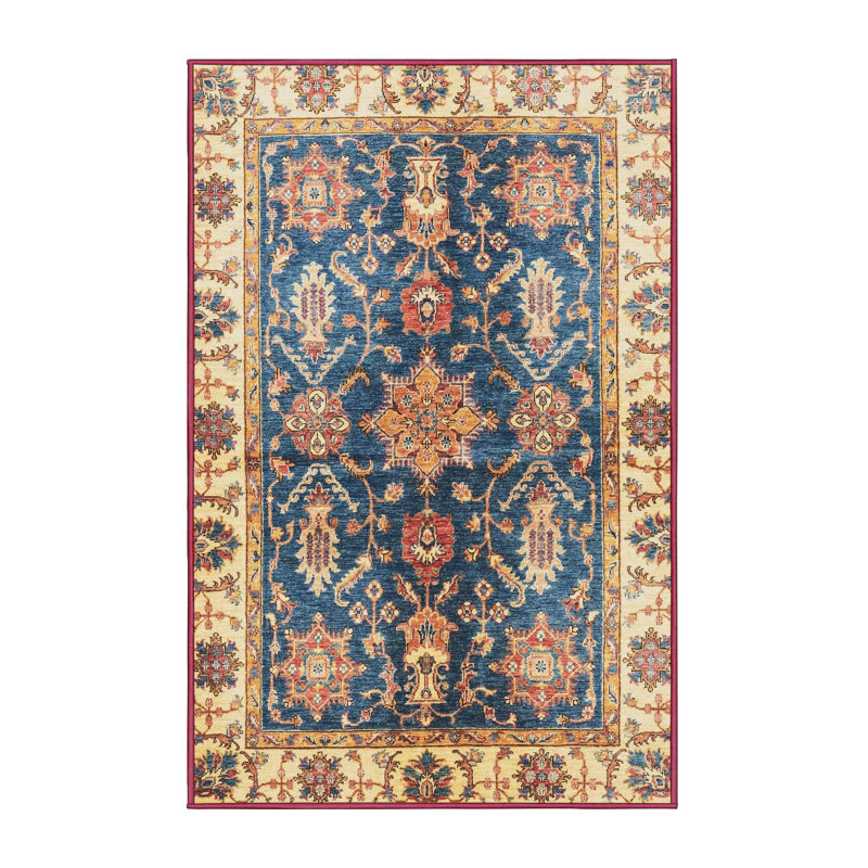 Abstract Indoor Rug, Rectangle 2' x 4'
