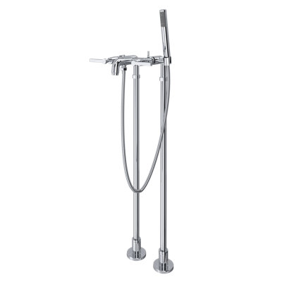 Lombardia Floor Mount Tub Filler