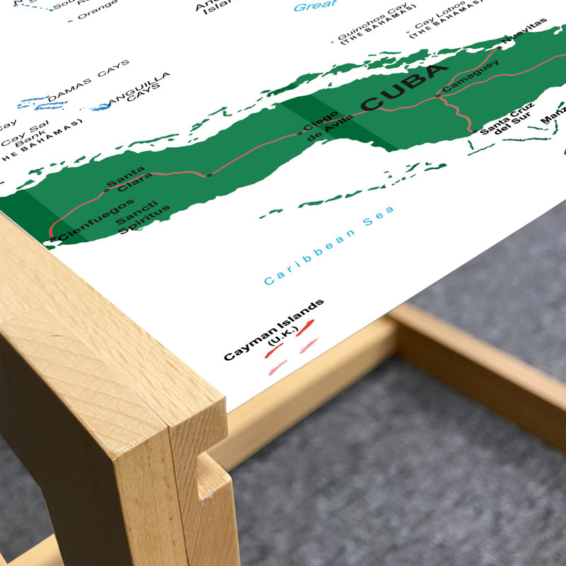 Jahaven Sled Coffee Table, 62cm H x 74cm W x 40cm D
