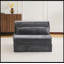 Compression Mahjong Sofa, Convertible Floor Sofa Bed, DIY Boneless Modular Sectional, No Assembly, Circle Fleece Fabric, Oversized Single With Pillow