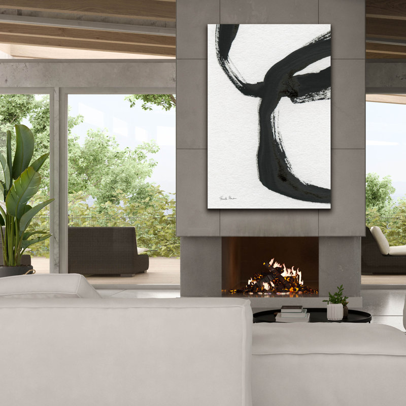  «Inky 4» par Farida Zaman, art mural sur toile, 40 po x 60 po