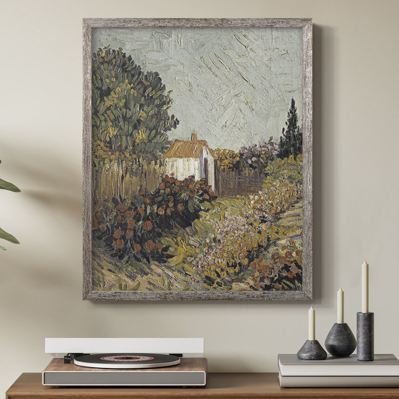 «Vintage Landscape CCLXV», reproduction encadrée - bois massif, H 21 po x l 17 po