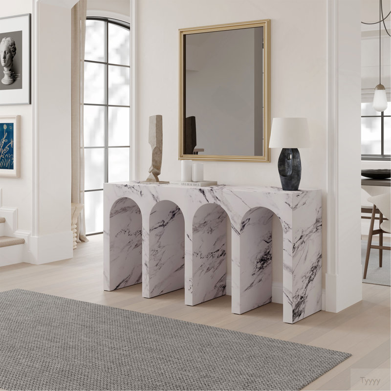 Engineered Stone Console Table