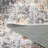 Washable Area Rug, Modern Abstract Low Pile Non-Slip Foldable Pearl Velvet Artistic Landscape Carpet, Orange Grey, 10'x13'-406639497-406639502