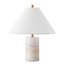 Lampe de table en marbre 19 po Zofia Naelle