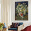 Bouquet de fleurs dans un vase - toile tendue par Vincent Van Gogh-2081152958