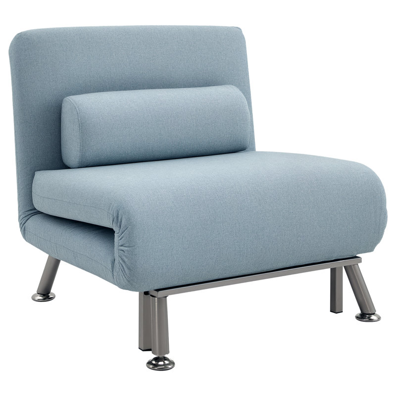 Kendall 75cm Upholstered Convertible Sofa, Blue
