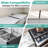 Stove Gap Covers, Stove Gap Filler Stainless Steel, 13.8'' Adjustable Length (2PCS), Range Trim Kit, Oven Stove Gap Guard Between Stovetop And Counter, Easy To Clean Heat Resistant-115849042