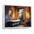 White Floater Framed