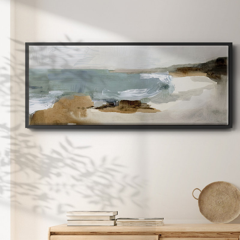 «Ocean Sigh IV», toile encadrée, H 20 po x l 50 po