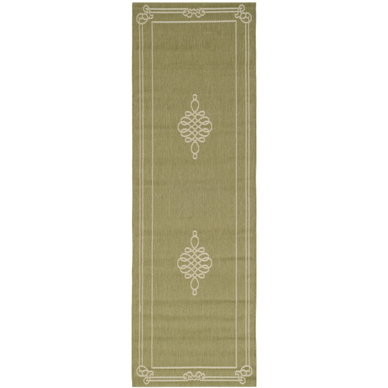 Tapis d'intérieur / extérieur Cherene, Tapis de couloir 2 pi 7 po x 8 pi 2 po