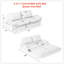Queen Pull Out Sofa Bed, 3-in-1 Convertible Sleeper Sofa, Multi-Functional Corduroy Loveseat Bed-1188906463