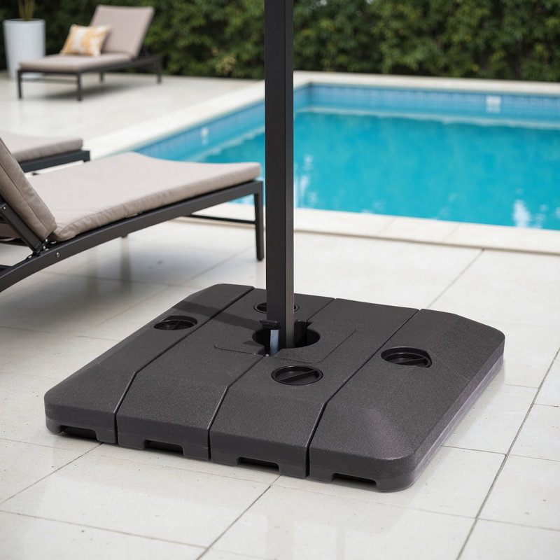 Plastic Free Standing Cantilever Umbrella Base