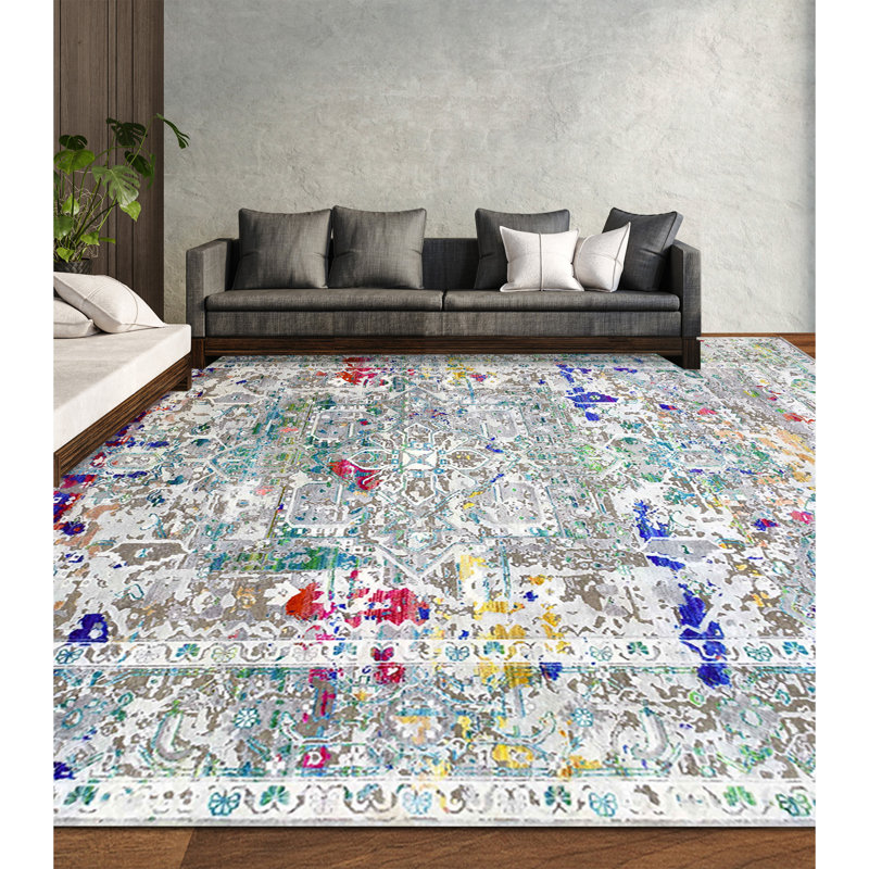 Canterbury Hand Knotted Oriental Area Rug, Rectangle 9' x 12'