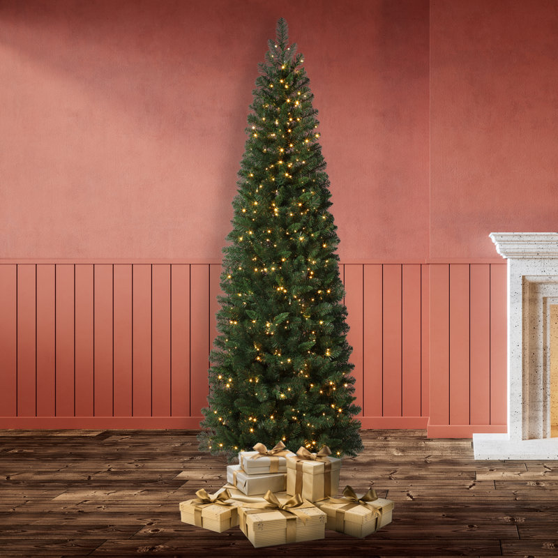 7.5' Lighted Artificial Fir Christmas Tree