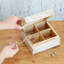 Antique White Leaf Mango Wood Jewellery Box