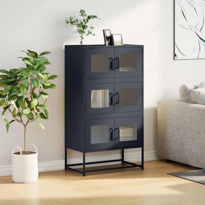 Highboard 68X39x123 Cm Steel