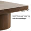Table basse 31,50 "en forme de seau de style rétro pour bureau, salle à manger et salon
