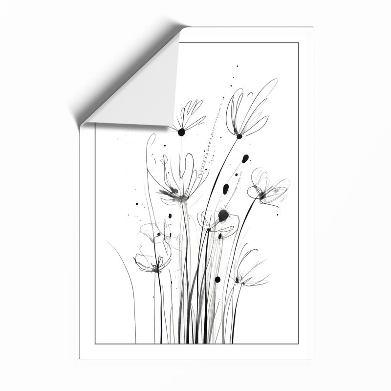 Wildflower Study Botanical - Framed Print, Unframed, A3 - 42.0 x 29.7 cm