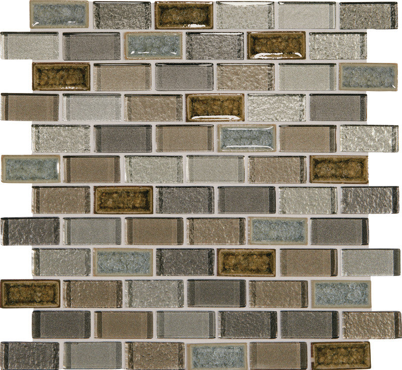 Crystal Shores 1" x 2" Glass Mosaic Tile Daltile