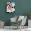 Art mural sur toile tendue - Melissa Wang «Retro Glow II», décoration murale pour le salon, la chambre à coucher ou le bureau - 14 x 19