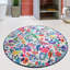 Tapis de bain antibactérien 100% polyester d'un diamètre de 55,1 pouces | Dessous antidérapant, hauteur des poils: 0,4 pouce, 700 grammes par mètre carré | Lavable à la machine, durable et élégant pour la sécurité et le confort de la salle de bain-1306969841