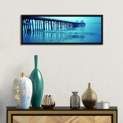 " Pier At Sunset, Malibu Pier, Malibu, Los Angeles County, California, USA " by Panoramic Images