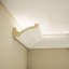 EnduraGlow Arlene Crown Moulding, Backlit LED Compatible, 3 1/8"H x 6"P x 6 1/2"F x 94 1/2"L, Primed Urethane