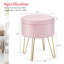 Repose-pieds de rangement rond 15 po Celecia-1536150778