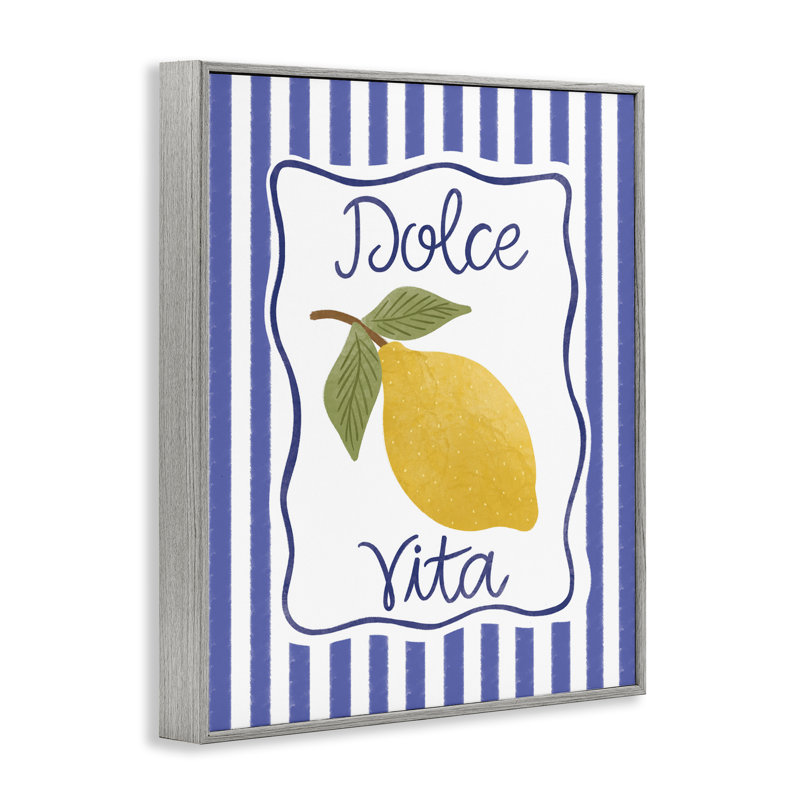  Dolce Vita avec art giclée au citron par Taylor Shannon Designs, H 20 po x l 16 po, Estampe numérique Farmhouse