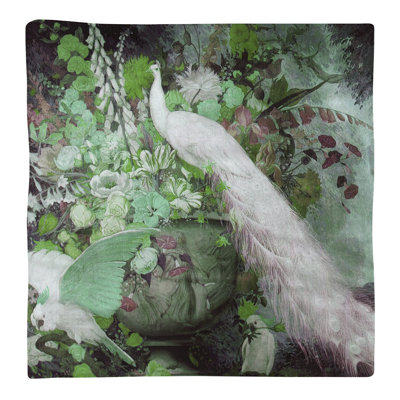 Serviette en coton 10 po peacock Jessie Arms Botke
