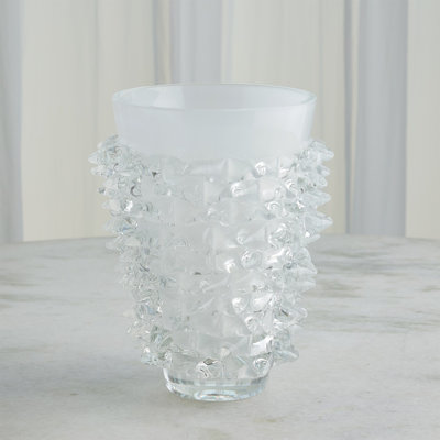 Porcupine Handmade Glass Table Vase