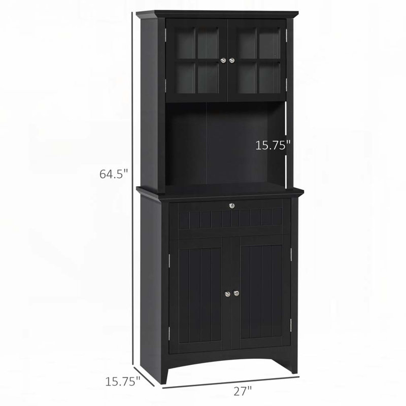 Garde-manger 64,5 po avec micro-ondes