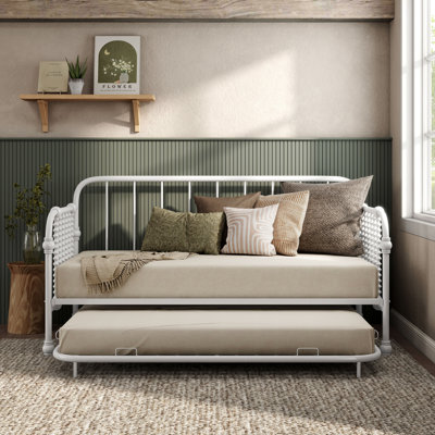 Twin Metal Daybed with Trundle