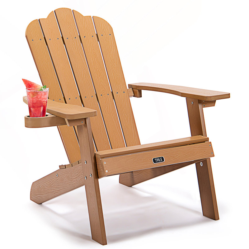 Adirondack Chair With Cup Holder, Outdoor Adirondack Chairs, Table Not Include