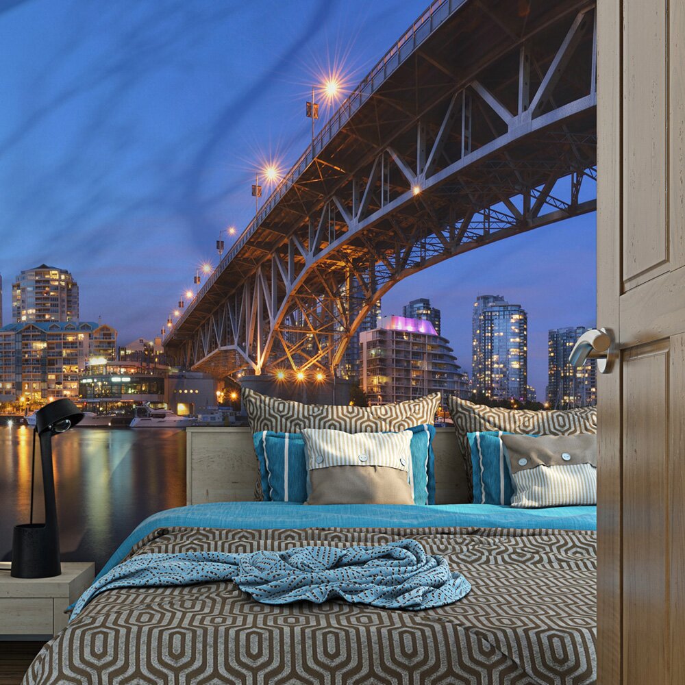 Fototapete Granville Bridge – Vancouver (Canada) 1,54 m x 200 cm