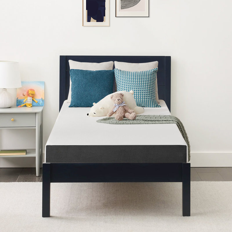 Matelas en mousse viscoélastique gélifiée mi-ferme Farleigh Home, Très grand simple, 5"