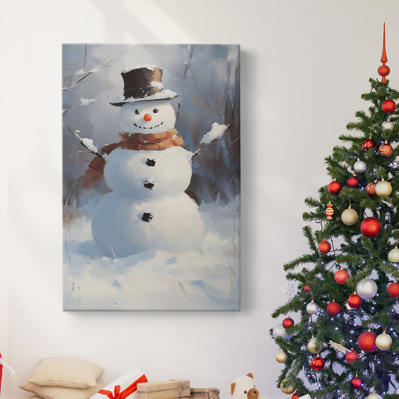 Art des Fêtes de Noël - Toile tendue avec châssis - Série 2-CXI, H 60 po x l 40 po