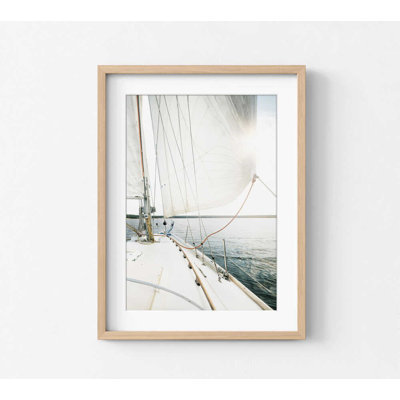 «Sail Away Wall Art: Calm Ocean Scene»