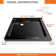 36" W x 36" D Double Threshold Black Shower Base