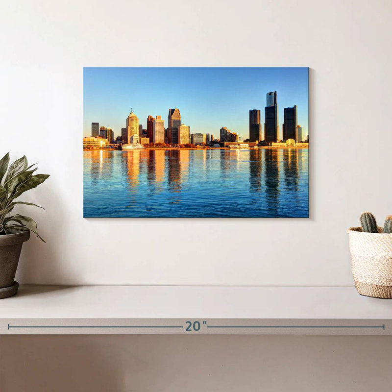 Ravi, Détroit, front de mer, horizon, H 8 po x l 12 po