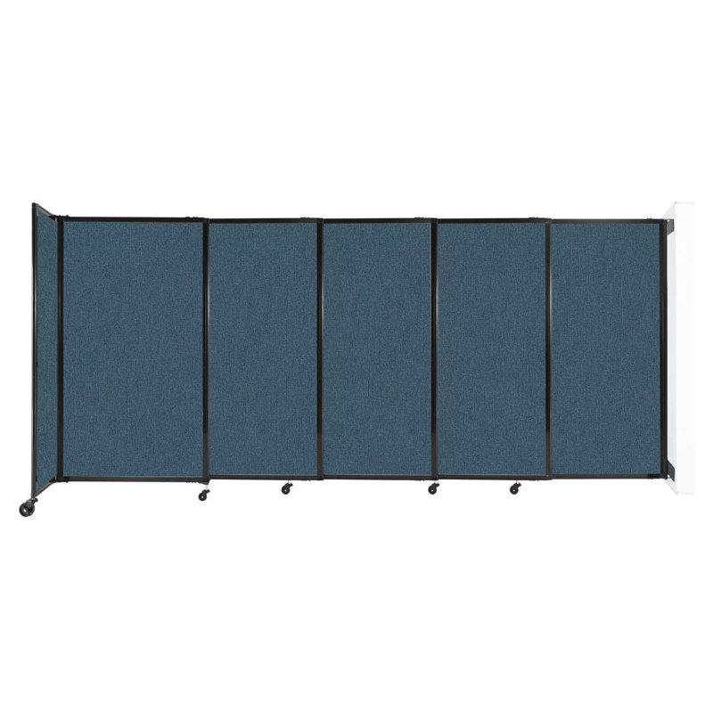 Cloison coulissante 5 pi, 60" H x 135" W x 1" D, Caraïbes
