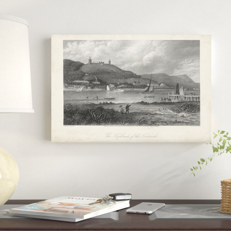 «The Highlands of the Neversink» par William Cullen Bryant, impression sur toile tendue, H 12 po x l 18 po