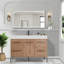 Armoire de meuble-lavabo avec lavabo et rangement 48 po