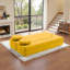 Canapé-lit modulaire convertible 2-en-1 avec matelas en mousse viscoélastique - aucun assemblage requis, canapé-lit peu encombrant pour salon, chambre à coucher, studio-823472936
