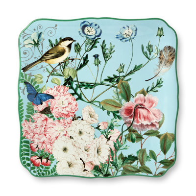 Flora Square Platter 12.5"