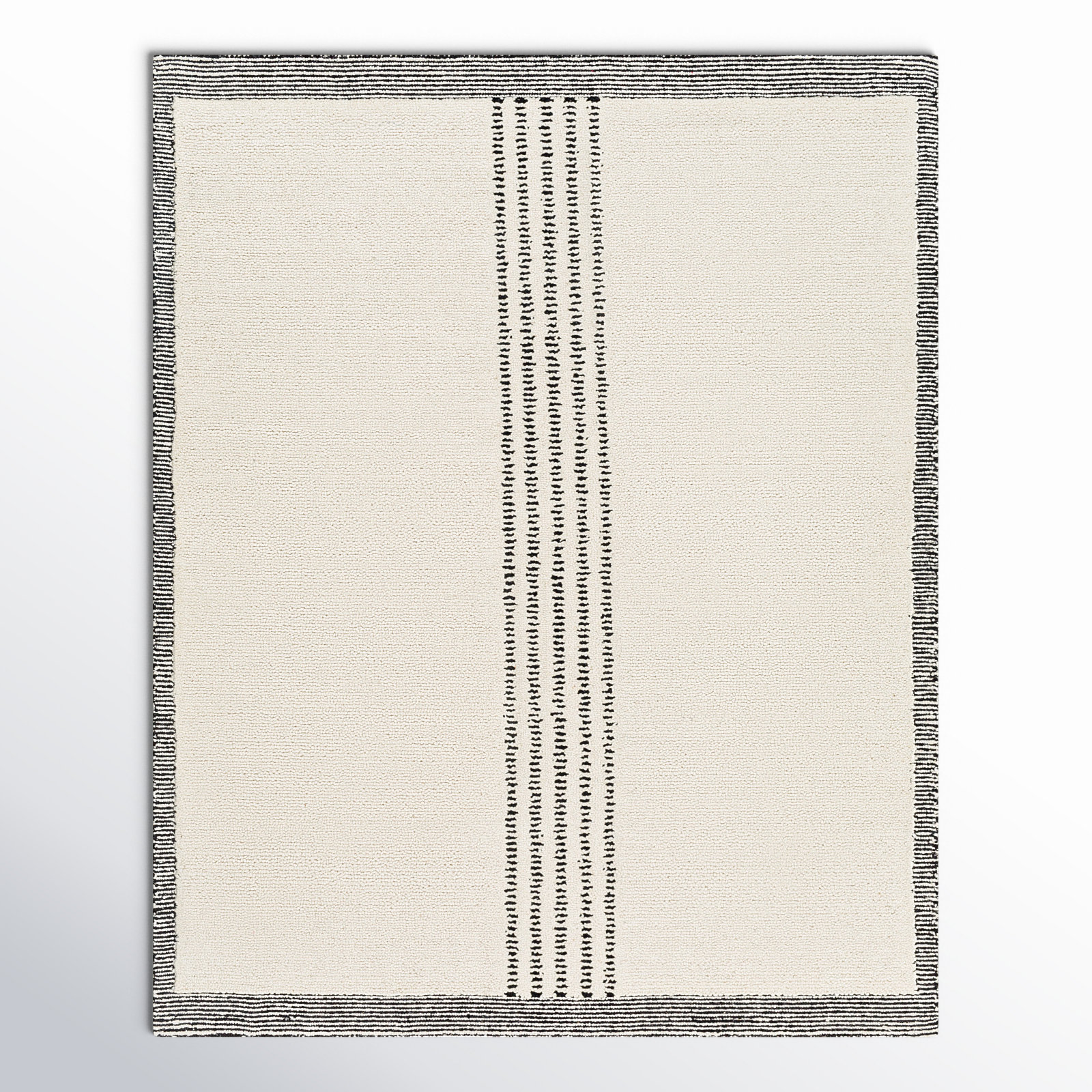 Kela Hand-Woven Striped Rug, Rectangle 8' x 10'