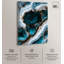 «Teal Tectonic I», art mural géode bleue par -2077016563-2077016570